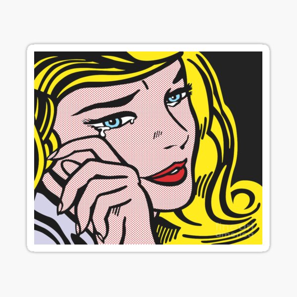 "roy lichtenstein pop art for sale" Sticker for Sale by lamia3 Redbubble