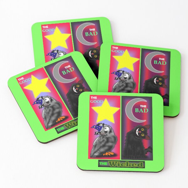 Item preview, Good owl, Bad cat and the Wicked designed and sold by clintondesigns6.
