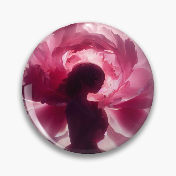 Item preview, Peony Anime Girl AI Art designed and sold by AuroraAndsten.