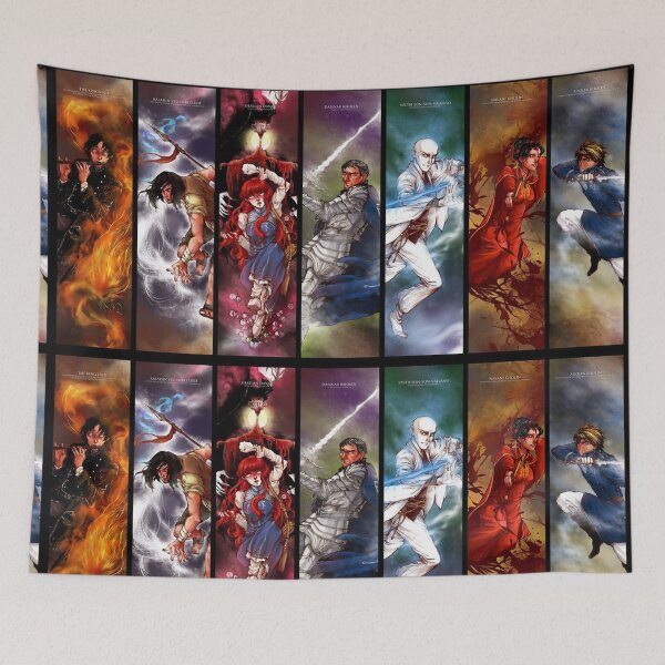 Item preview, The Stormlight Archive Epic Fantasy Novel 2022 By Brandon Sanderson Character Fanart Collage designed and sold by creativille.