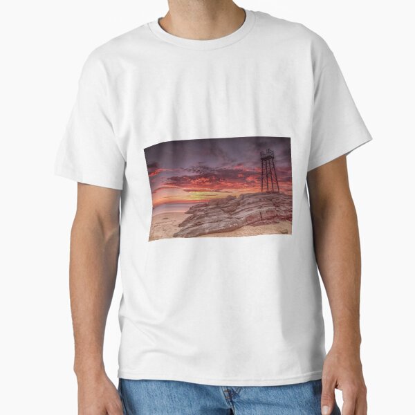 Item preview, Red Sunrise Redhead Beach designed and sold by VinImagery.