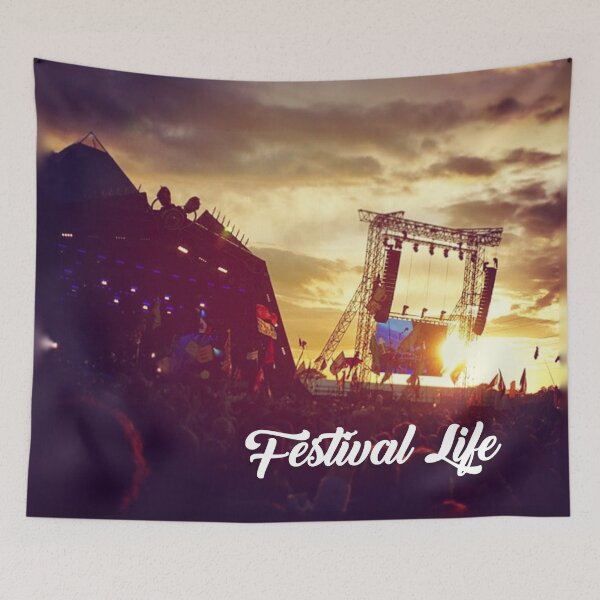 Item preview, Festival life graphic tee 11 designed and sold by krygon.