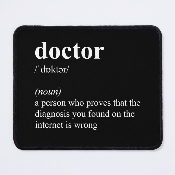Item preview, Funny Doctor Dictionary Definition designed and sold by JustCreativity.