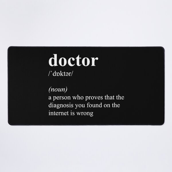 Item preview, Funny Doctor Dictionary Definition designed and sold by JustCreativity.
