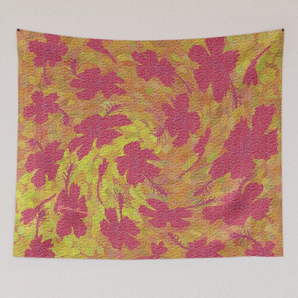 Item preview, Flores rojas en primavera designed and sold by Diola Sotelo.