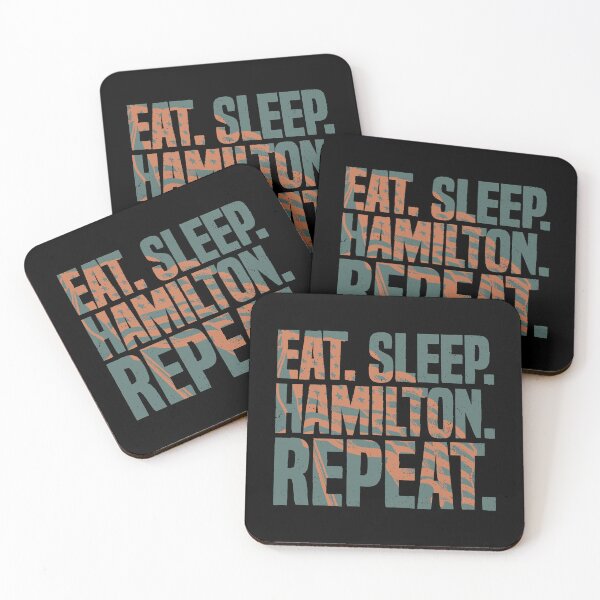 Item preview, Eat Sleep Hamilton Repeat Funny Hamilton Lover designed and sold by udesignstudio.