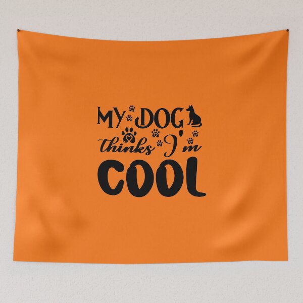 Item preview, Dog Mom My Dog Thinks I’m Cool Color designed and sold by netdota.