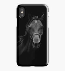 Black horse iPhone Case