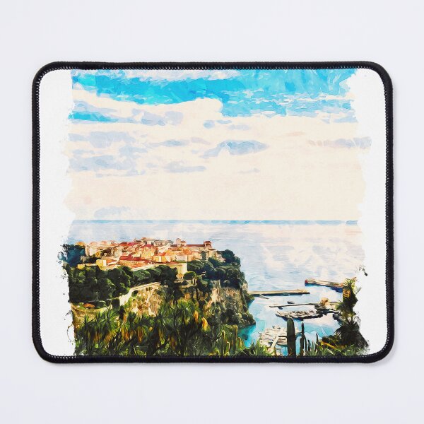 Item preview, Monaco Europe Watercolor designed and sold by buzztop.