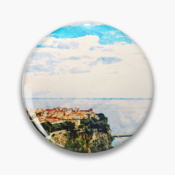 Item preview, Monaco Europe Watercolor designed and sold by buzztop.