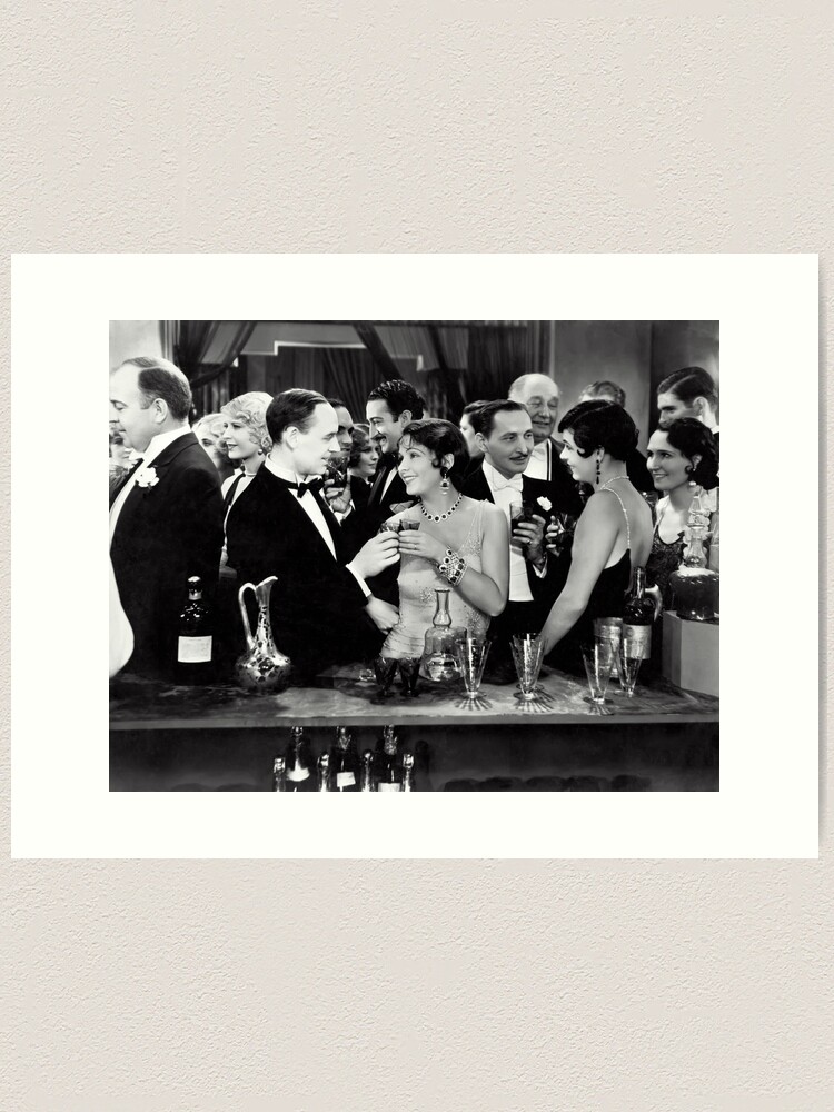 Black and Gold Prohibition Printable Art prohibition Ends Here Have A Drink  Print Bar Art Download, Party Sign, Bar Décor BWBG5 