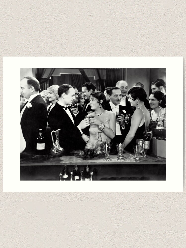 Vintage Photo - 1930's Prohibition Ends at Last Speakeasy, wall art, home  decor