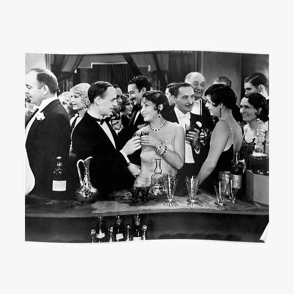 Prohibition End Cocktail Party 1933 Poster For Sale By Daniel Hagerman Redbubble 2385