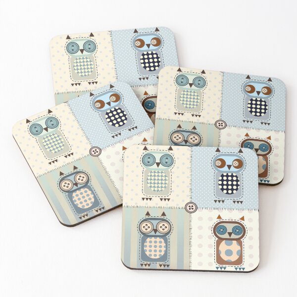 Item preview, Patchwork With Owls designed and sold by Miaramar.
