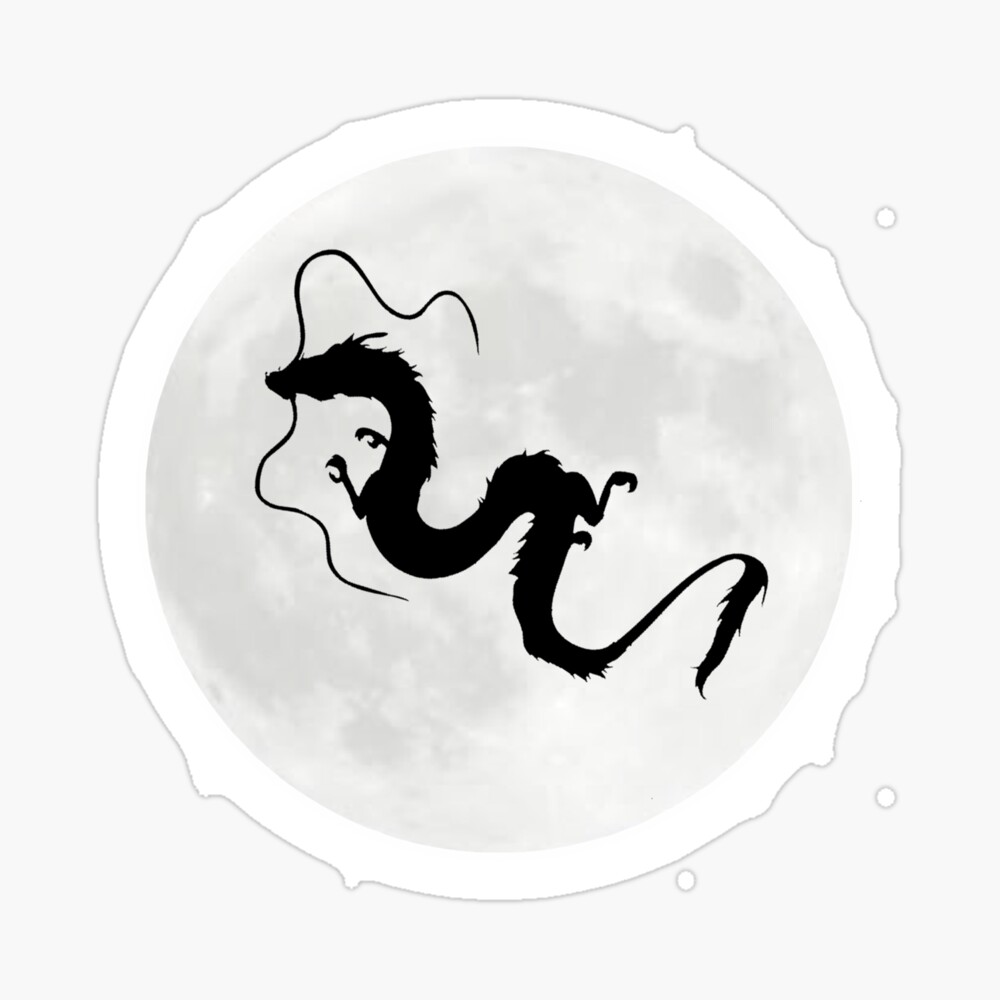 Moon Dragon Poster By Autoboxdesign Redbubble