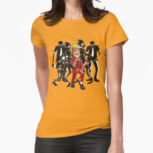 Trump Halloween Thriller Fitted T-Shirt