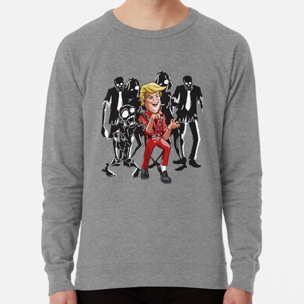 Trump Halloween Thriller Lightweight Sweatshirt