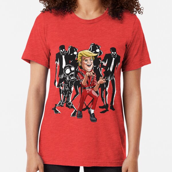 Trump Halloween Thriller Tri-blend T-Shirt
