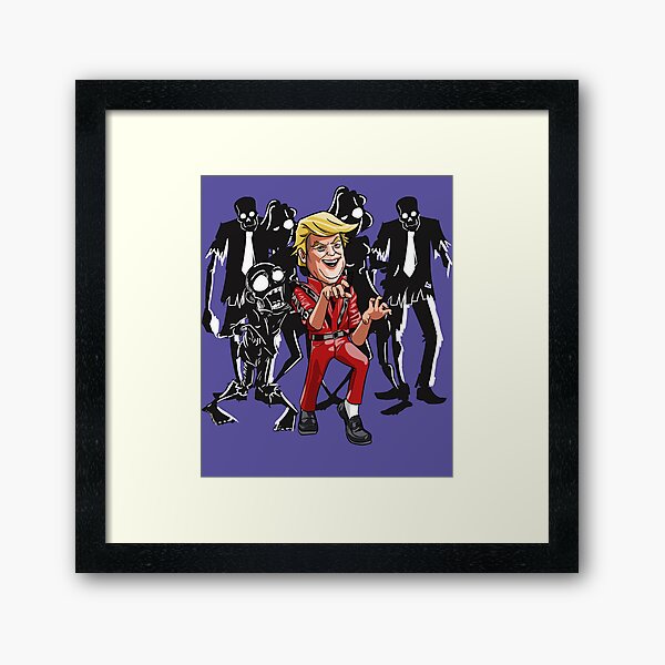 Trump Halloween Thriller Framed Art Print