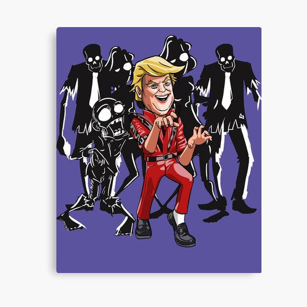 Trump Halloween Thriller Canvas Print