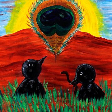 Artwork thumbnail, Mama Crow Suddenly Sees a Beautiful.... by Lory Britain