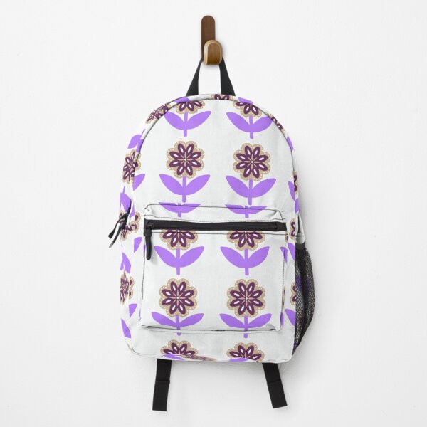 Item preview, Cute flower design pattern, seamless, Heliotrope, Brown, Purple designed and sold by LishiArts.