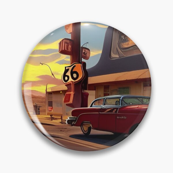 Artikelvorschau, Nostalgie: Route 66 Sunset Town entworfen und verkauft von 90snerd.