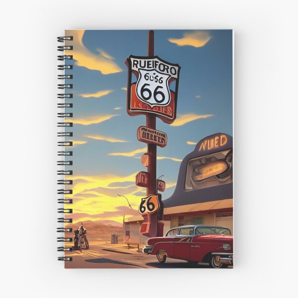 Artikelvorschau, Nostalgie: Route 66 Sunset Town entworfen und verkauft von 90snerd.