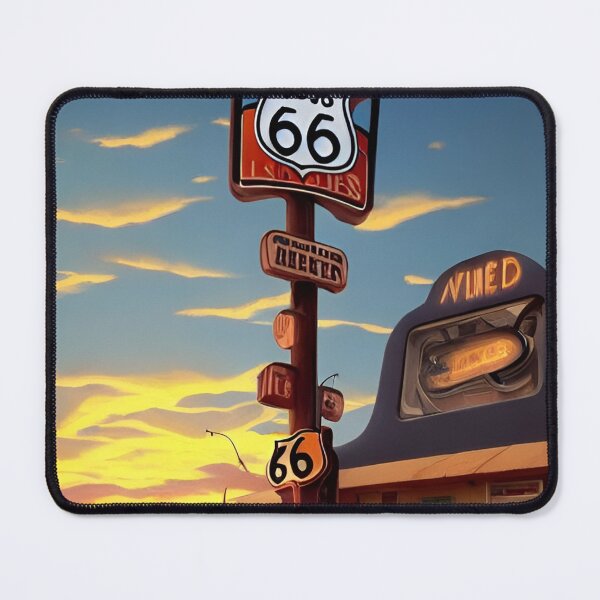 Artikelvorschau, Nostalgie: Route 66 Sunset Town entworfen und verkauft von 90snerd.