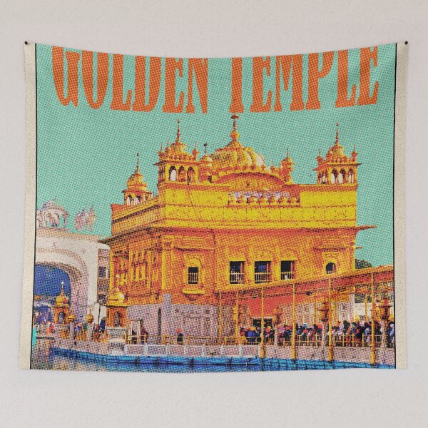 Item preview, Golden Temple Travel Vintage designed and sold by buzztop.