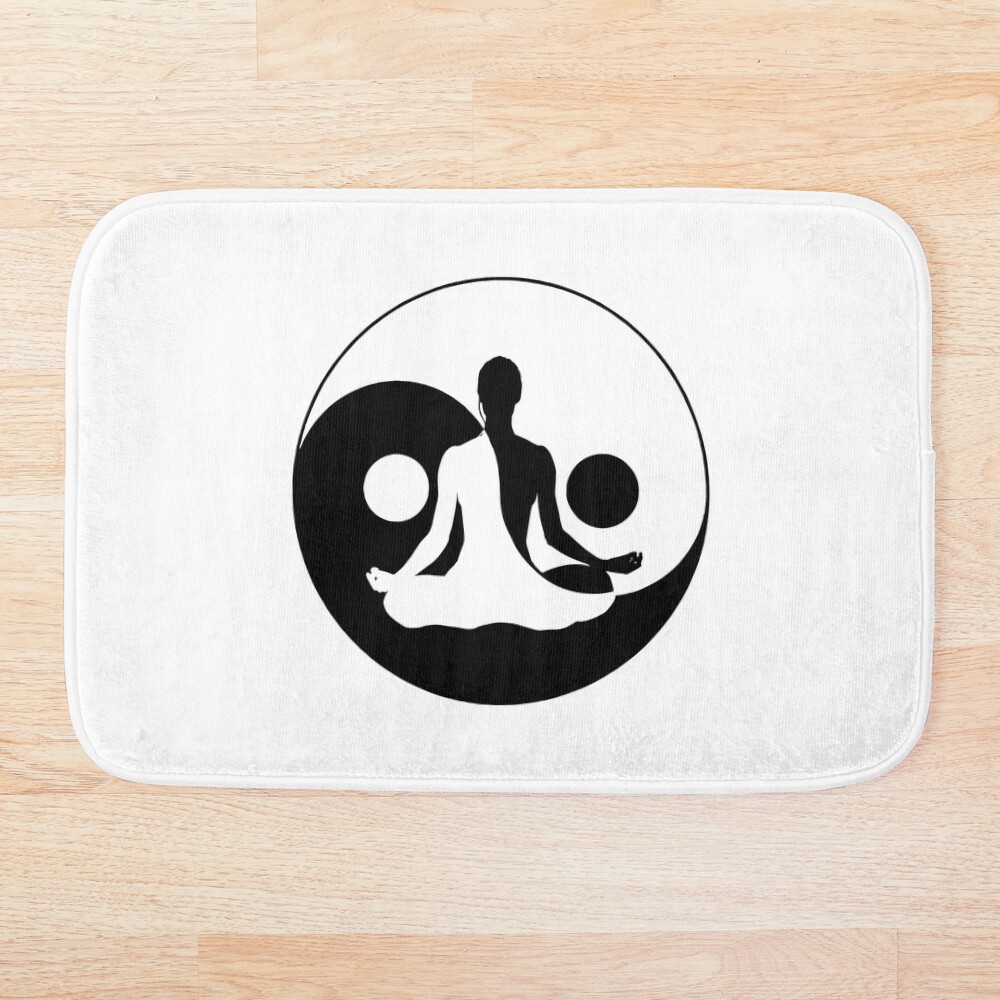 Yin yang yoga pose 
