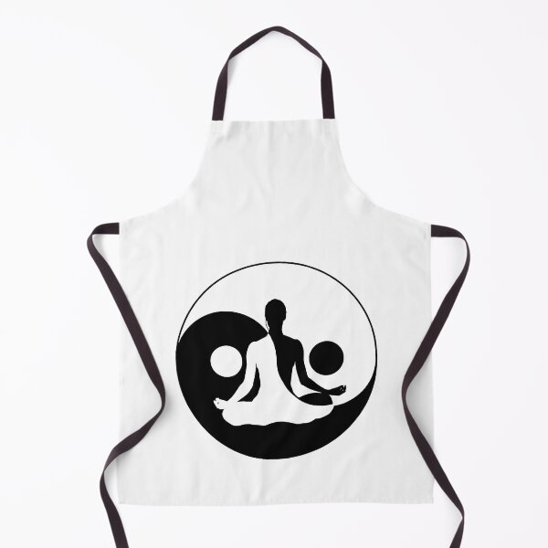 Item preview, Yin yang yoga pose designed and sold by Rosaliartbook.