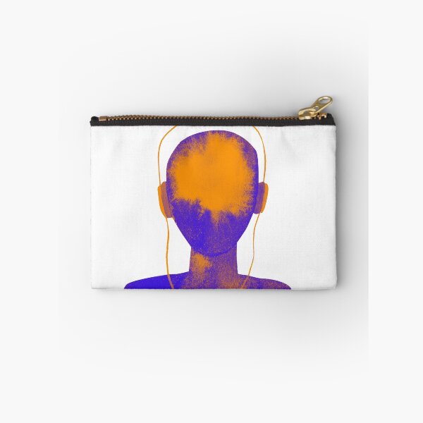 Item preview, Meditation Man Head Orange/Blue designed and sold by RealmsBeyond.