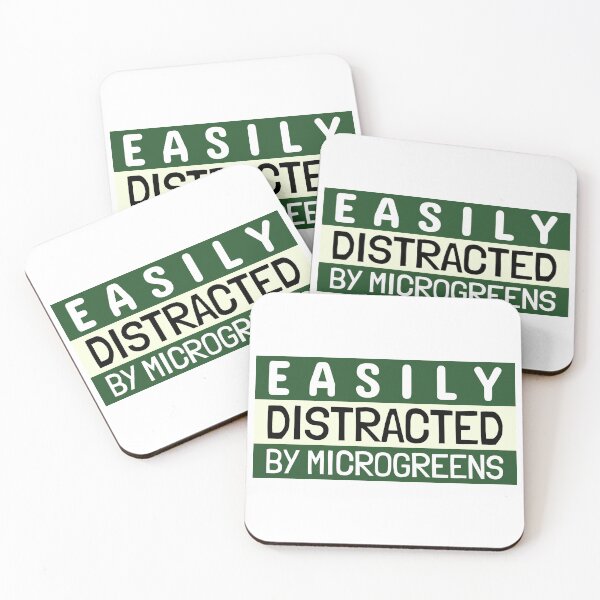 Item preview, EASILY DISTRACTED BY MICROGREENS designed and sold by BestCoolStuff.