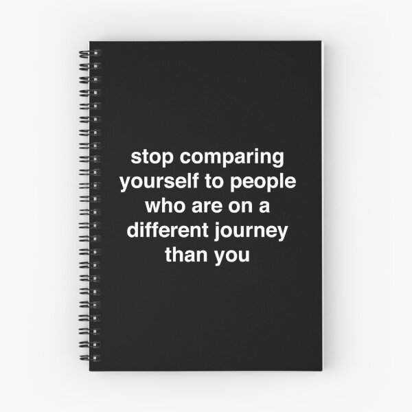 Item preview, Stop comparing yourself to people who are on a different journey than you designed and sold by clamentine.