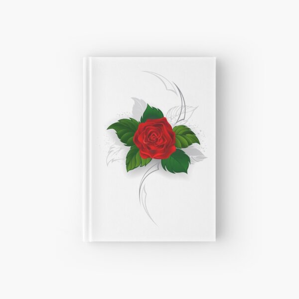 Item preview, Blooming red rose ( Tattoo style ) designed and sold by Blackmoon9.