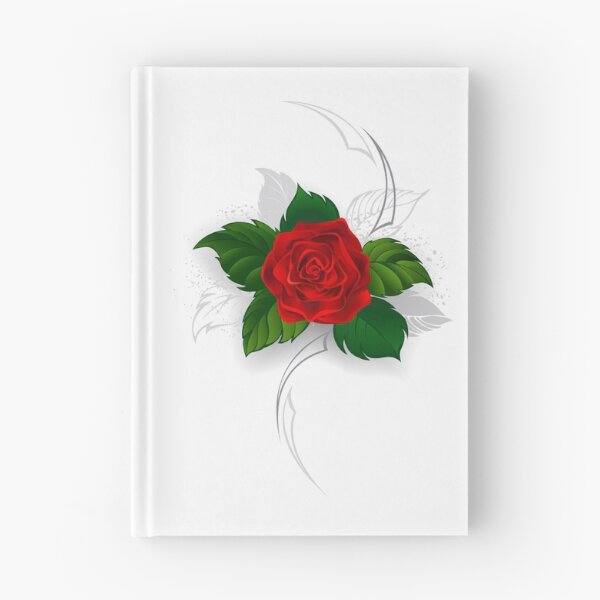 Item preview, Blooming red rose ( Tattoo style ) designed and sold by Blackmoon9.