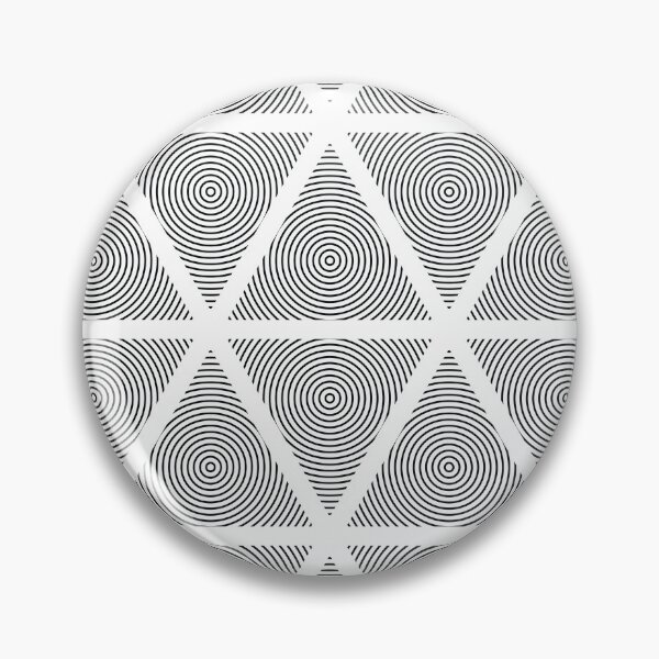 Item preview, circles inside a triangle optical illusion pattern  designed and sold by OptLuv.
