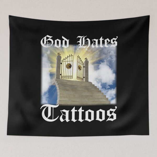 Item preview, God Hates Tattoos designed and sold by Big Twelve.