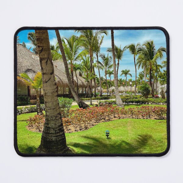Item preview, Beautiful Garden with Palm Trees, The Dominican Republic #1 designed and sold by Ocera-Photo.