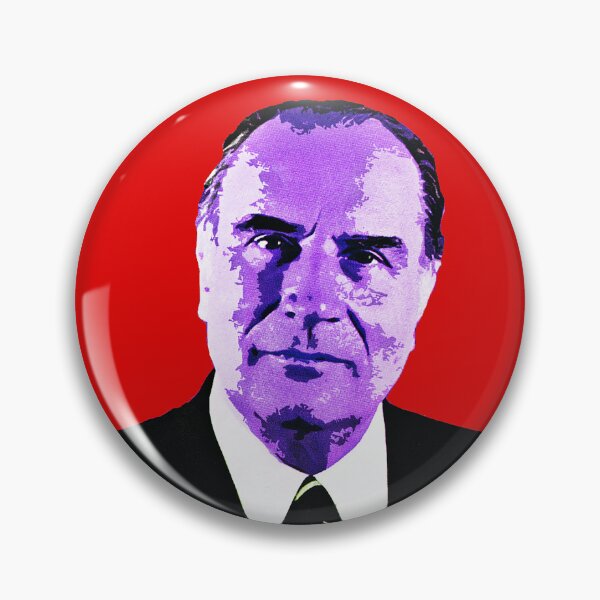 Item preview, François Mitterrand Portrait | Pop Art Illustration designed and sold by monkeybusiness.pt.