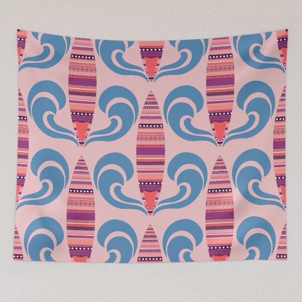 Item preview, Mexican wave pink designed and sold by Anakathrin.