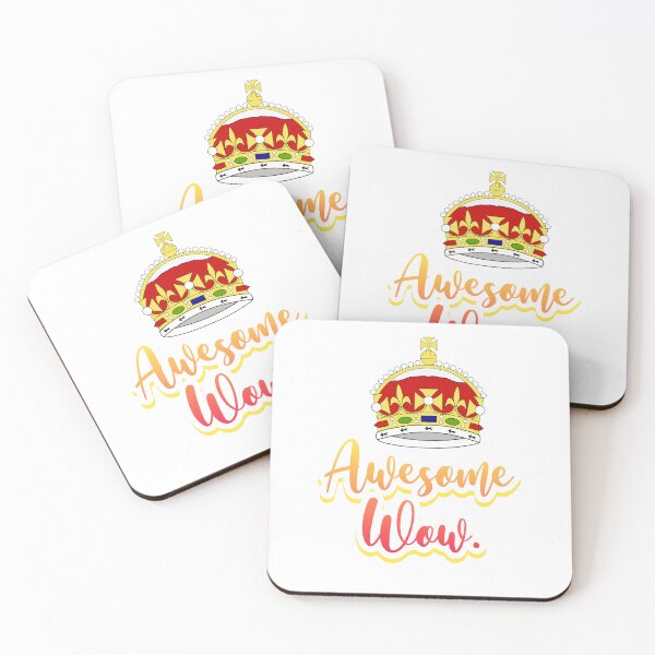 Item preview, Hamilton king george awesome wow quote sticker designed and sold by Brooke’s Broadway Stickers.