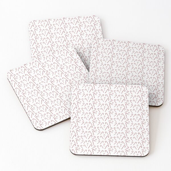 Item preview, Candy Cane Random Pattern - White Background designed and sold by houseofwray.