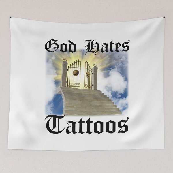 Item preview, God Hates Tattoos designed and sold by Big Twelve.