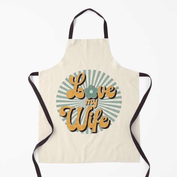 Item preview, Love my wife Retro vintage style design  designed and sold by Lily Trenchard.