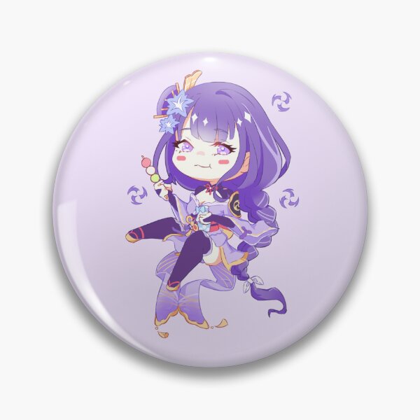 Item preview, Genshin Impact - Raiden Shogun Chibi designed and sold by JudyAlter.