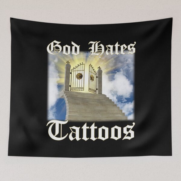 Item preview, God Hates Tattoos designed and sold by Big Twelve.
