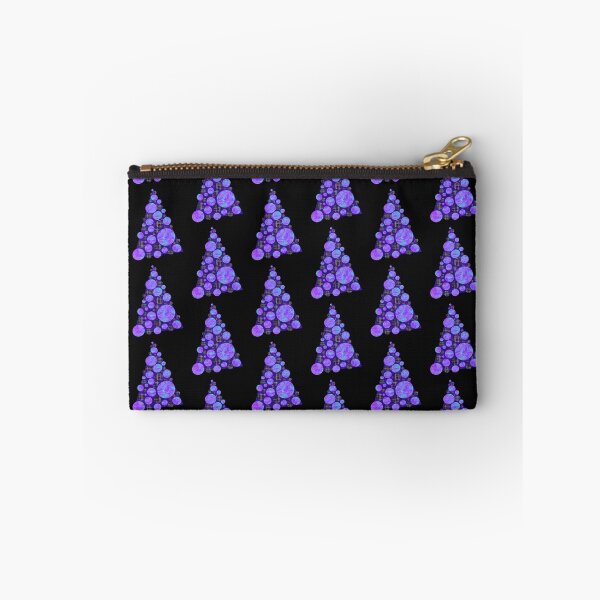 Item preview, Christmas Tree Baubles Dark Purple Modern Pattern designed and sold by AMSonArt.