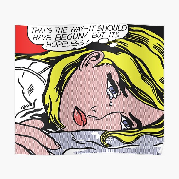 "roy lichtenstein pop art for sale" Poster for Sale by lamia3 Redbubble